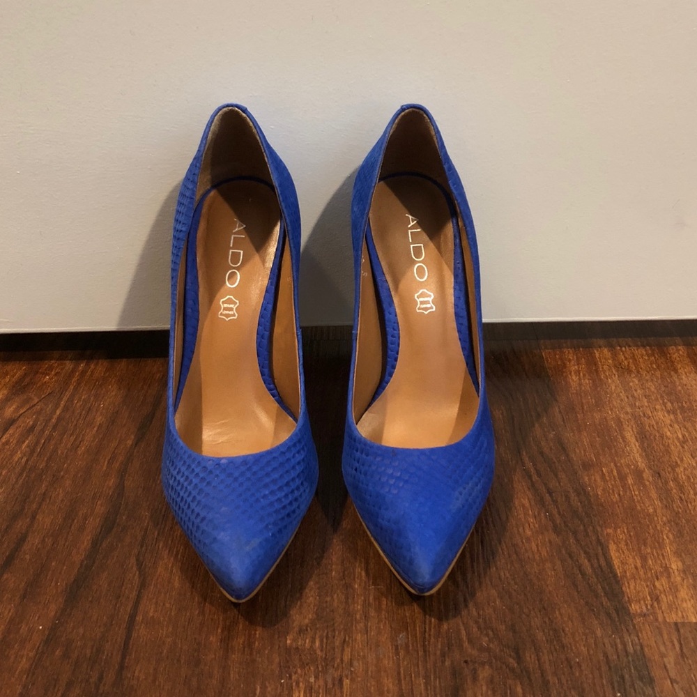 Blue Aldo Heels